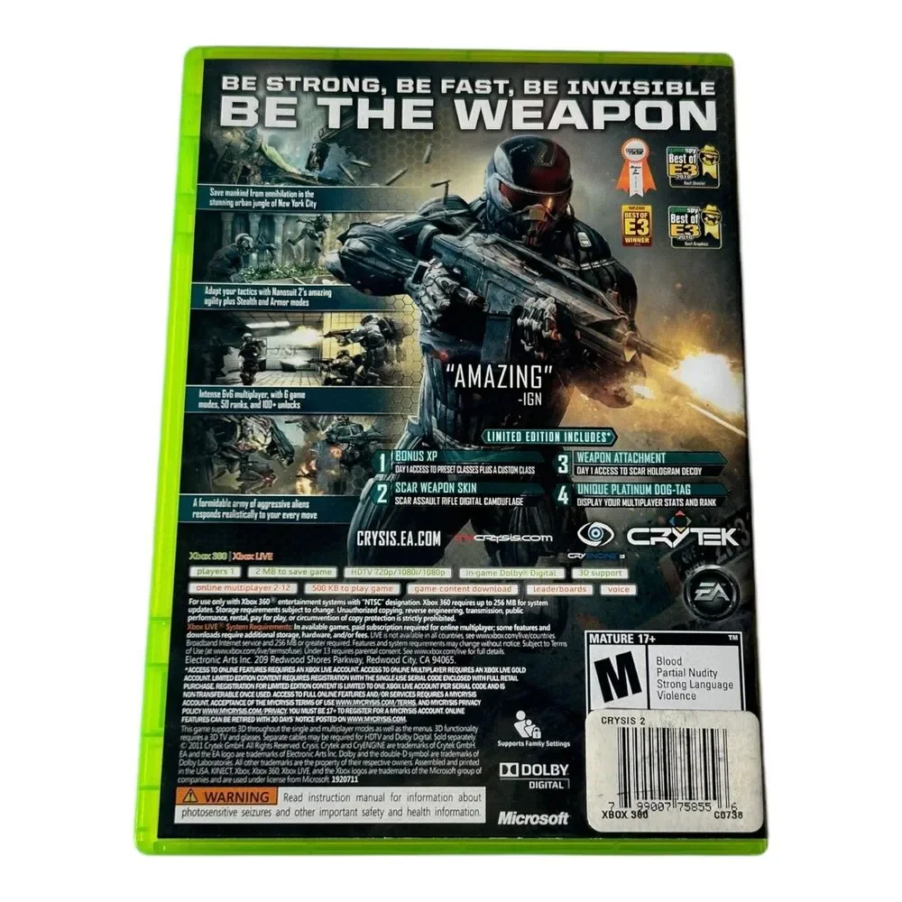 Crysis 2 (Microsoft Xbox 360, 2011)